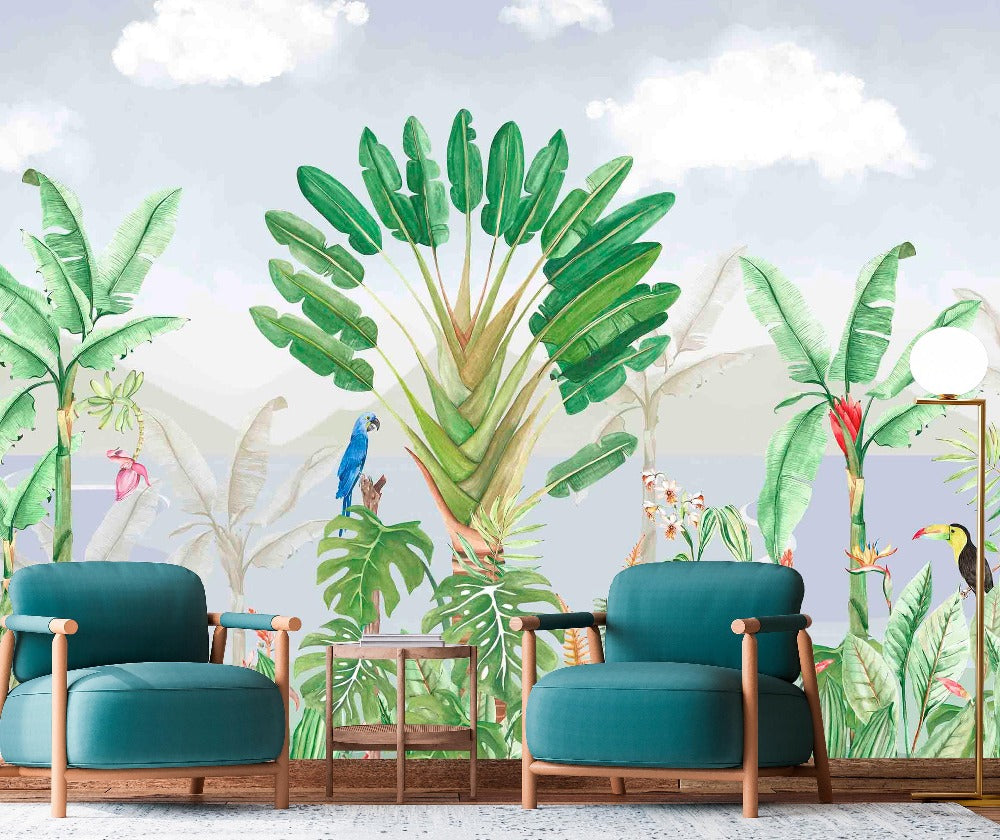 Mural de Parede Oásis Verde Crie Paredes