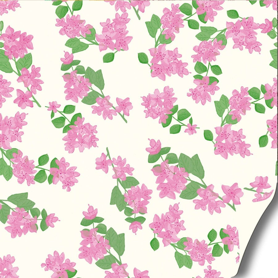 Papel de Parede Toque de Flor Rosa Crie Paredes